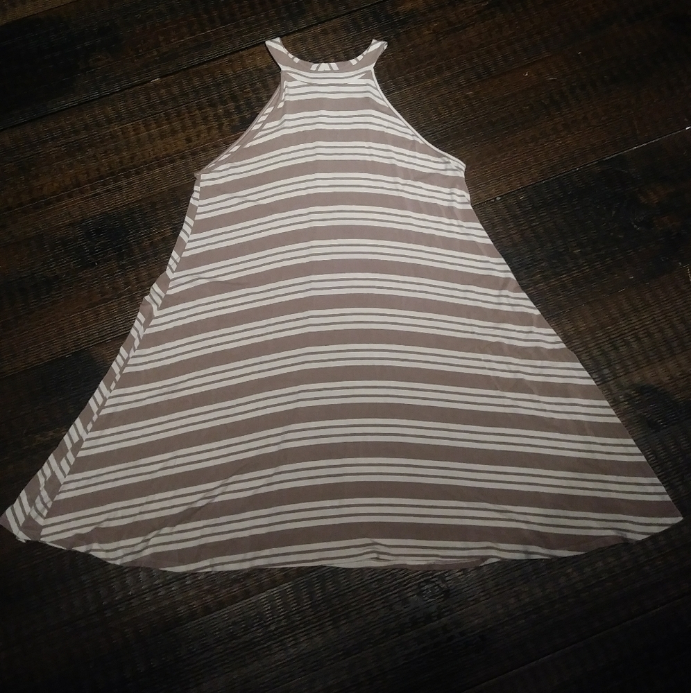 Charlotte Russe striped halter dress